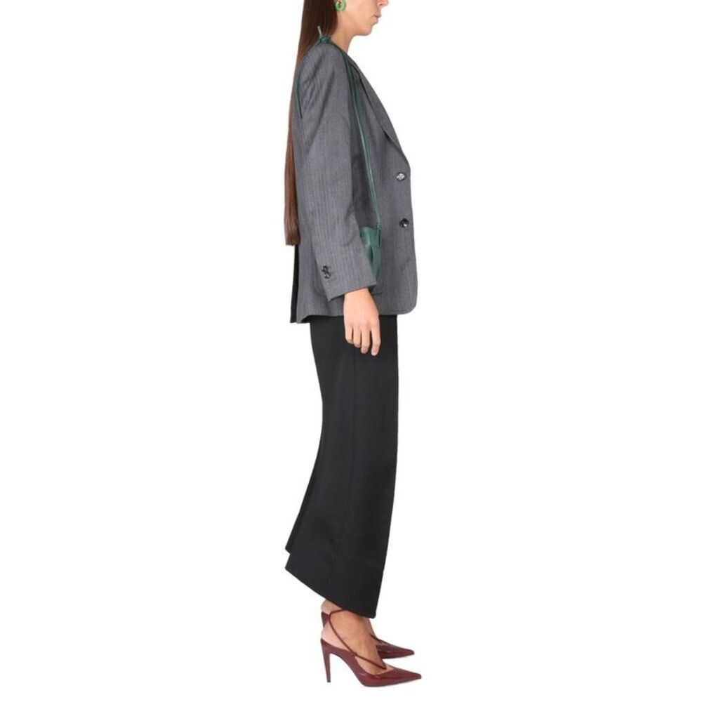 BOTTEGA VENETA Pinstripe Wool Blend Blazer Women MULTICOLOUR Coats & Jackets - Picture 2 of 4